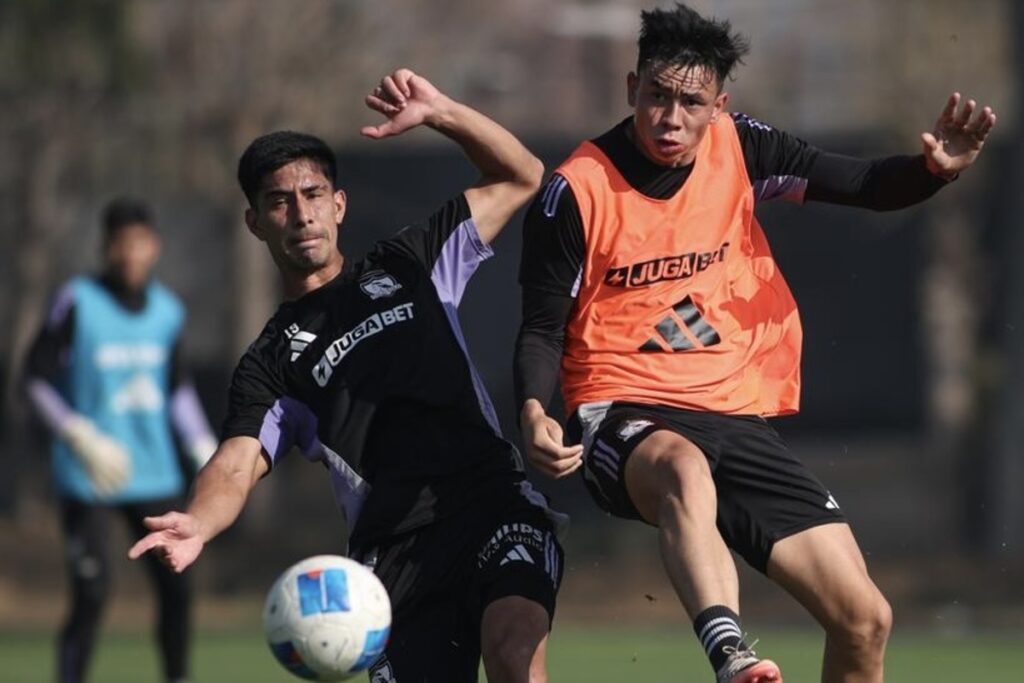 Rodríguez en el entrenamiento de Colo-Colo.