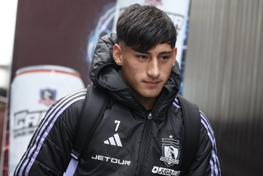Marchant en la previa del Colo-Colo vs Cobresal.