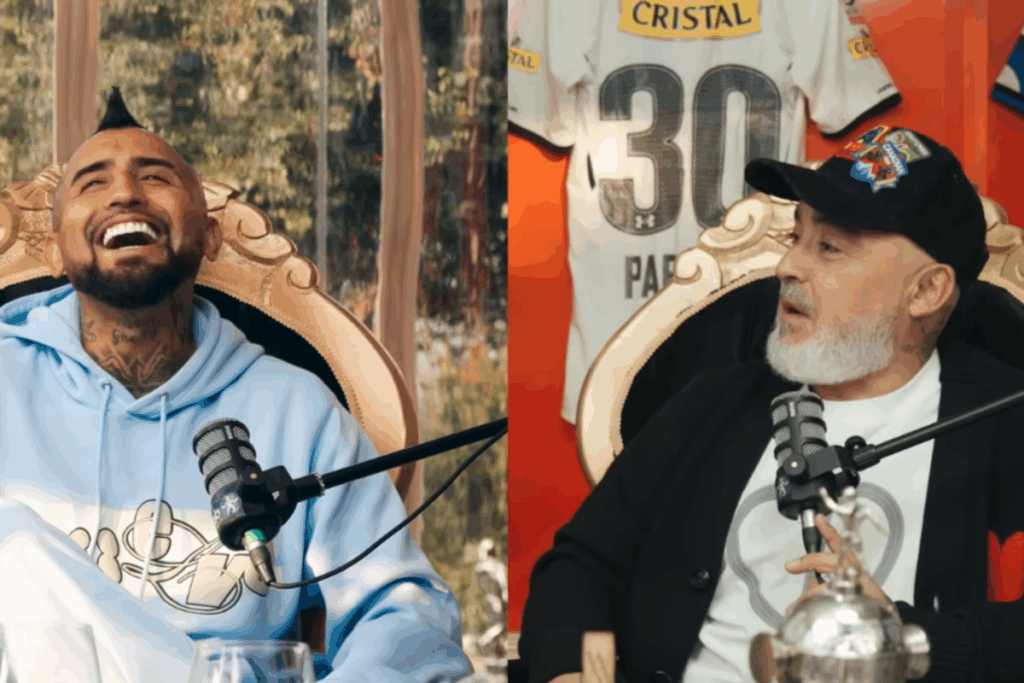 Vidal y Ramírez en el podcast del 'King'.