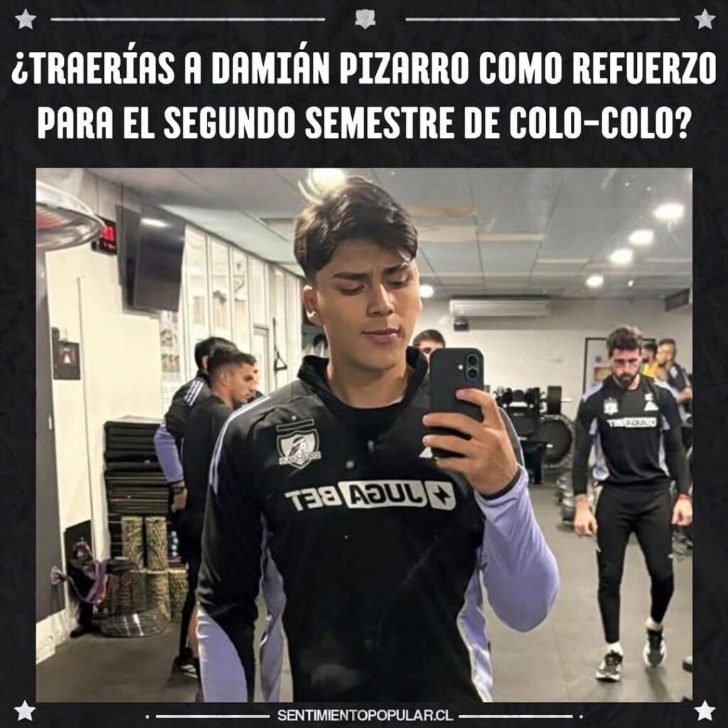 Interactivo de Sentimiento Popular para los hinchas sobre Damián Pizarro.