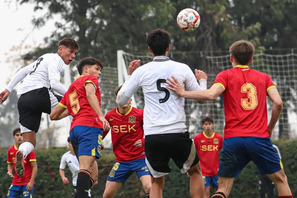 Gol de Leónidas Gutiérrez con Colo-Colo Sub-18 frente a Unión Española.