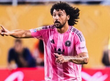 Maximiliano Falcón con el Inter Miami en el Mundial de Clubes.