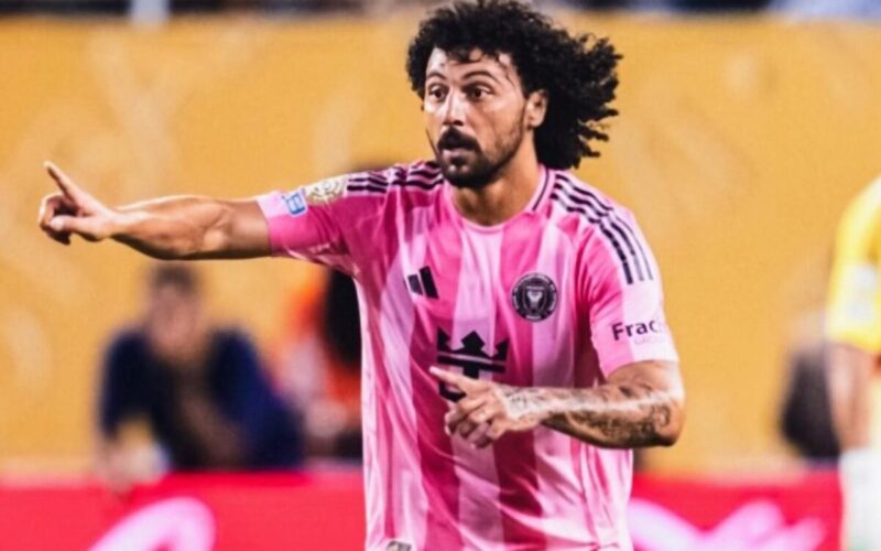Maximiliano Falcón con el Inter Miami en el Mundial de Clubes.