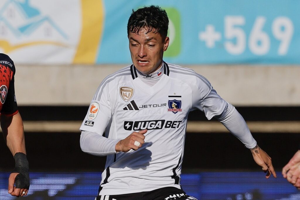 Zavala jugando por Colo-Colo.