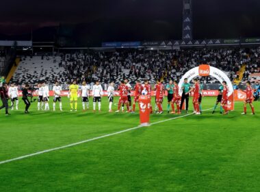 Colo-Colo en el Monumental.