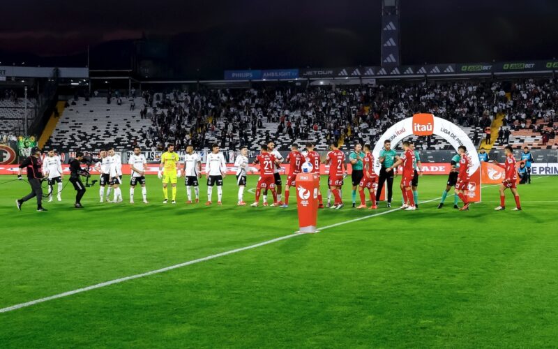 Colo-Colo en el Monumental.