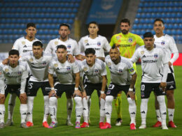 Futbol, Deportes Iquique vs Colo Colo. Fecha 8, Liga de Primera 2025. Los jugadores de Colo Colo posan a los fotografos antes del partido de primera division disputado en el estadio Tierra de Campeones de Iquique, Chile. 12/06/2025 Alex Diaz/Photosport Soccer, Deportes Iquique vs Colo Colo. Date 8, Liga de Primera 2025. Colo Colo Colo players pose to photographers before the first division match played at the Tierra de Campeones stadium in Iquique, Chile. 12/06/2025 Alex Diaz/Photosport