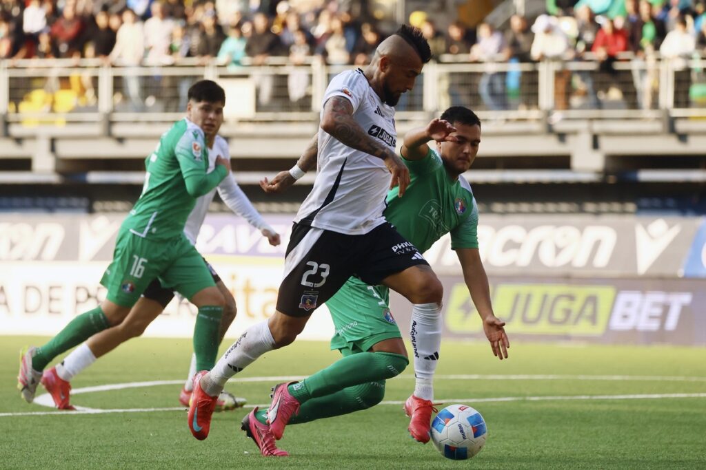 Arturo Vidal fue expulsado en el duelo frente a Audax Italiano.