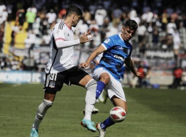 De los Santos con los colores de Colo-Colo.