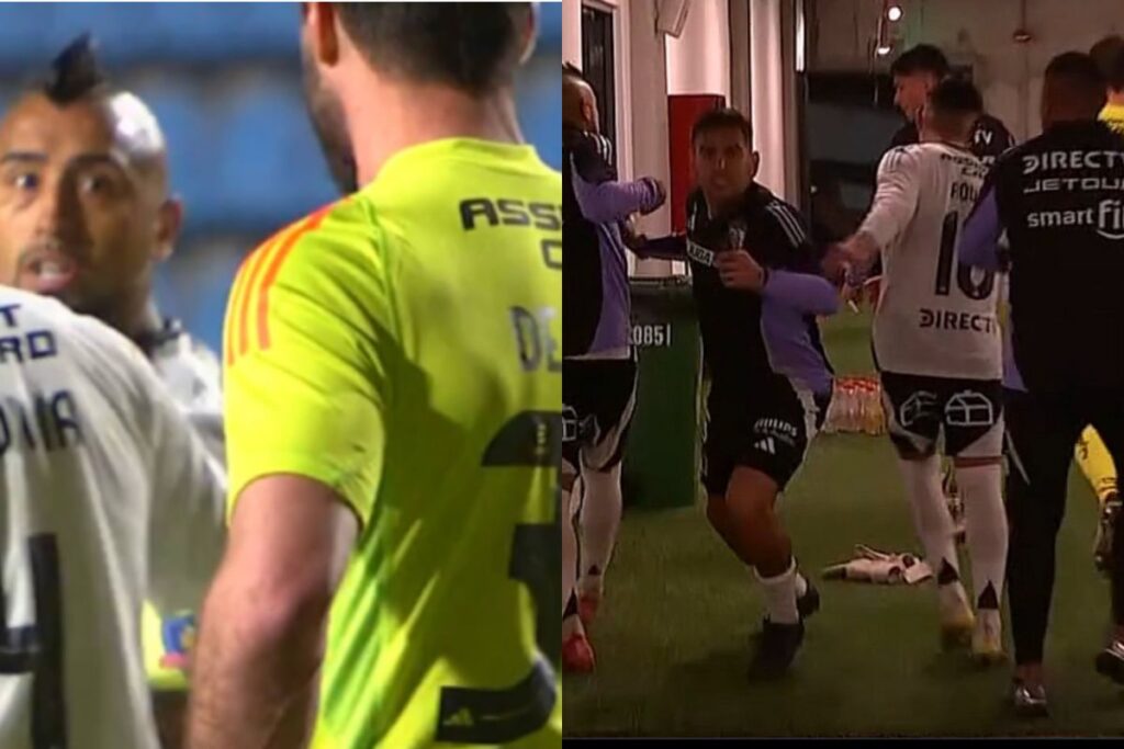 Arturo Vidal pelea con Fernando de Paul