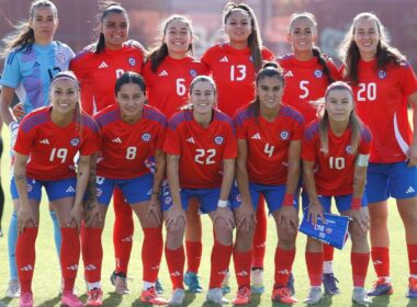 Formación de La Roja Femenina.