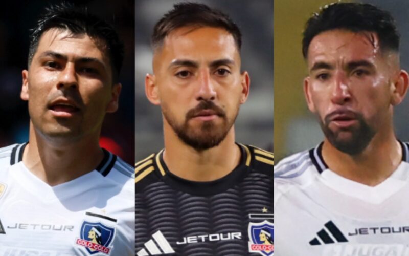 Tomás Alarcón, Javier Correa y Mauricio Isla son bajas por lesión en Colo-Colo.