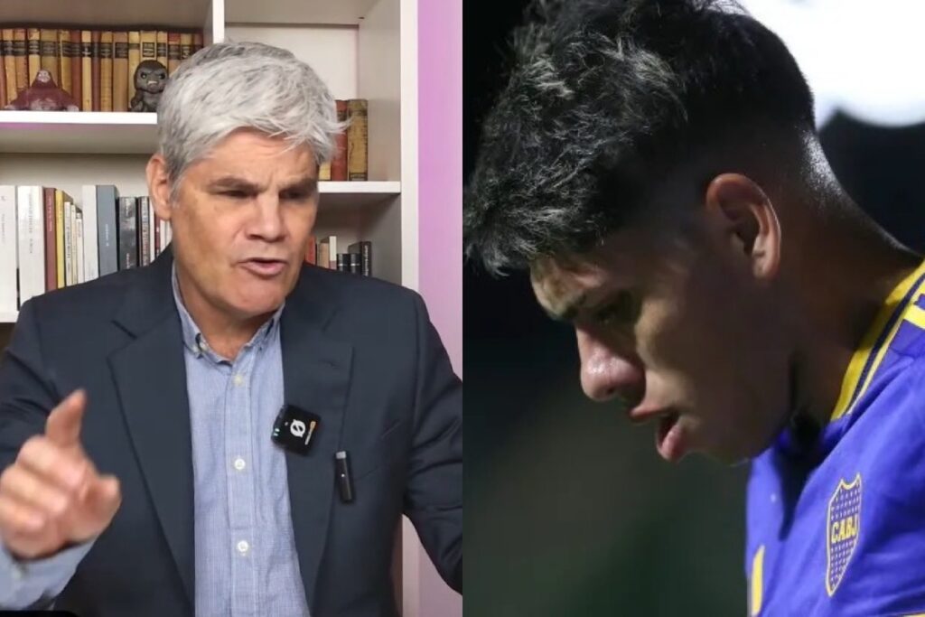Guarello defendiendo a Palacios.