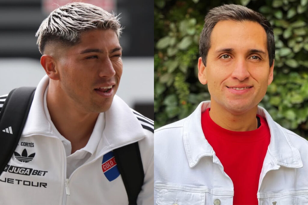 Primer plano de Brayan Cortés y Daniel Arrieta.