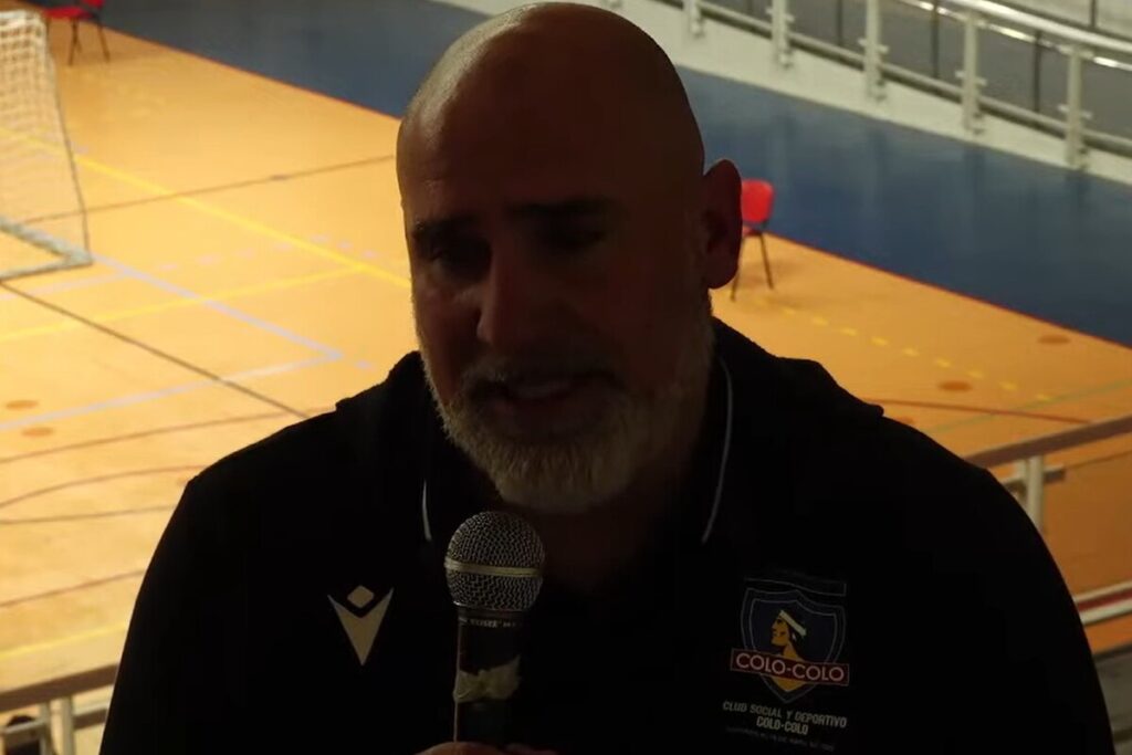 Chávez, DT campeón con Colo-Colo Futsal.
