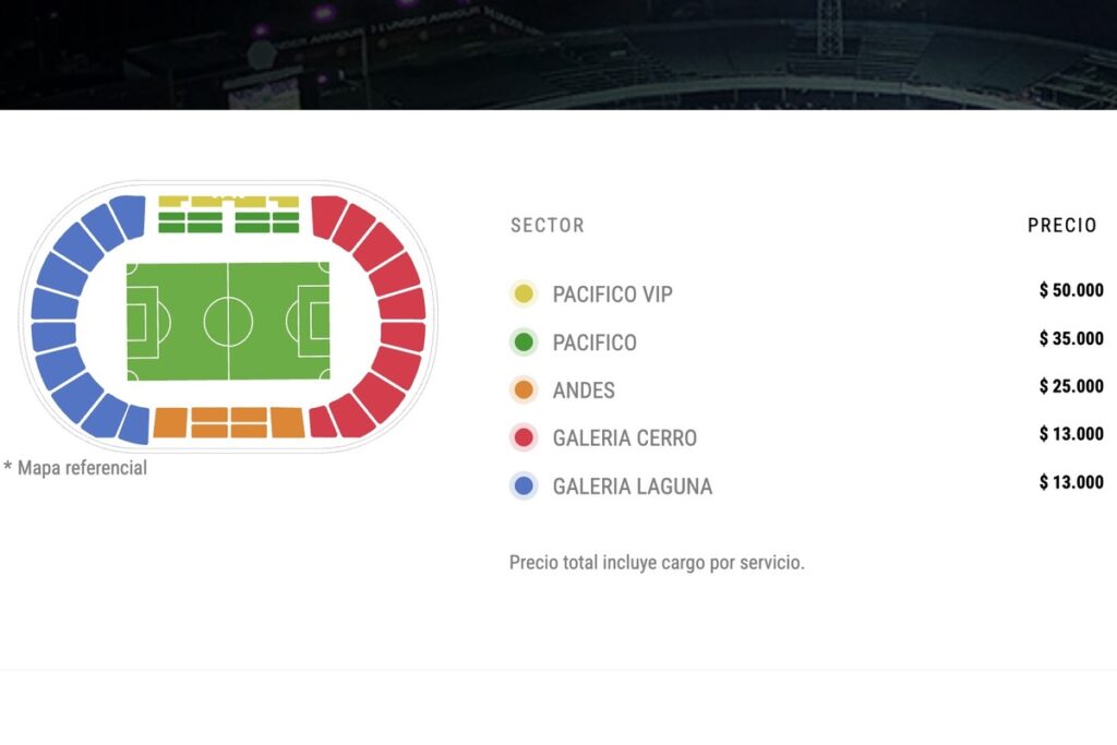 Precio de las entradas para el amistoso entre Colo-Colo y Real Valladolid.
