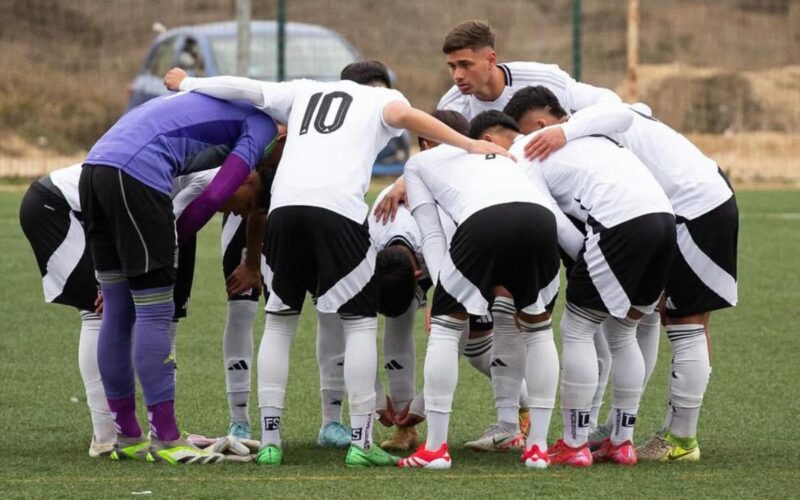Plantel de Colo-Colo Sub-20 frente a Coquimbo Unido. Fútbol Joven.