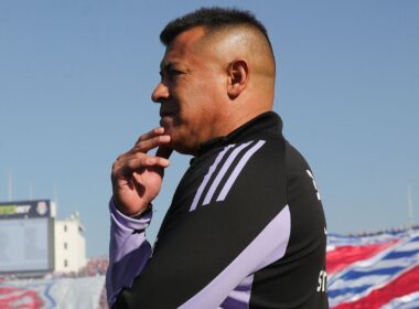 Jorge Almirón en el Superclásico