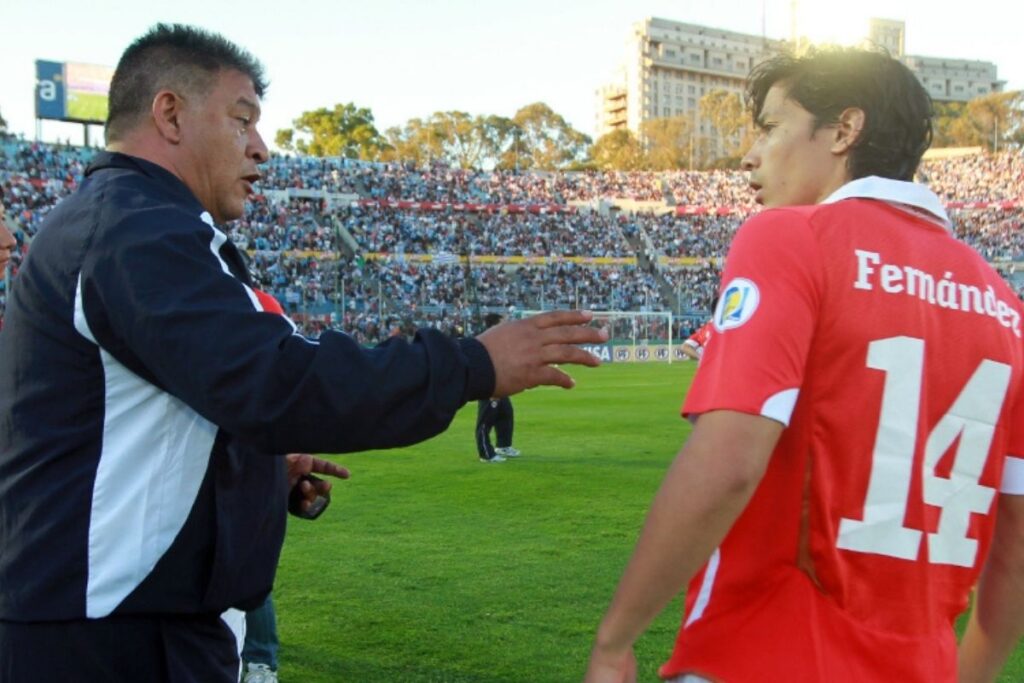 Claudio Borghi y Matías Fernández en La Roja