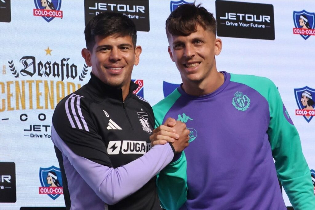 Capitanes Colo-Colo y Real Valladolid