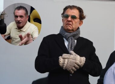 Presidente de Blanco y Negro, Aníbal Mosa y Omar Gárate.