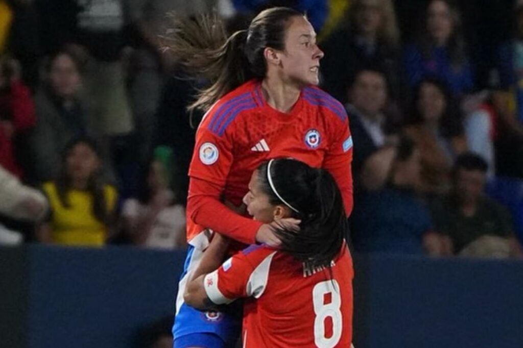 Gol Selección Chilena vs Ecuador en la Copa América Femenina.