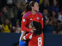 Gol Selección Chilena vs Ecuador en la Copa América Femenina.
