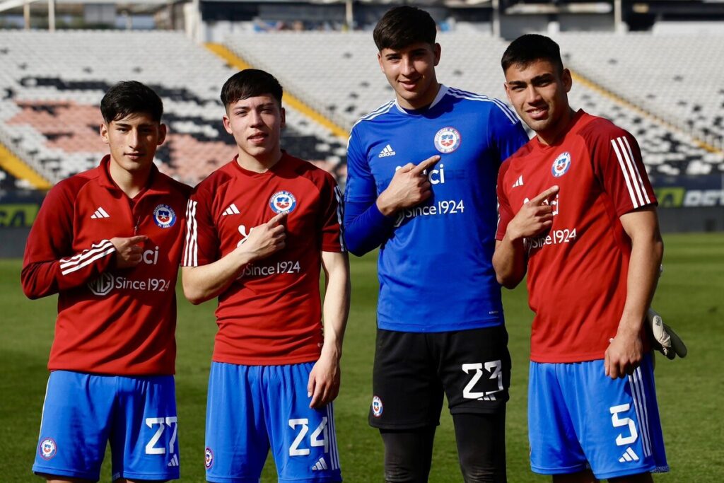 Marchant, Hernández, Maureira y Suárez por La Roja Sub-20.