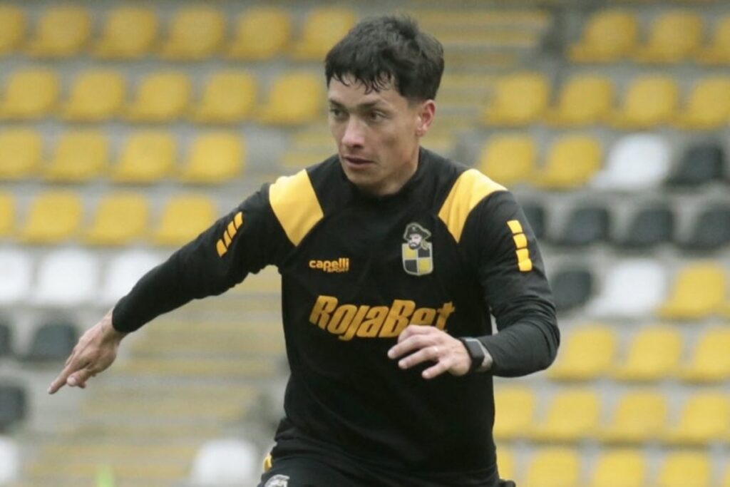 Cristián Zavala entrenando en Coquimbo Unido.