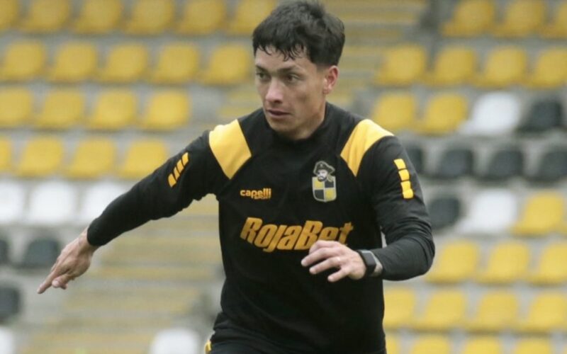 Cristián Zavala entrenando en Coquimbo Unido.