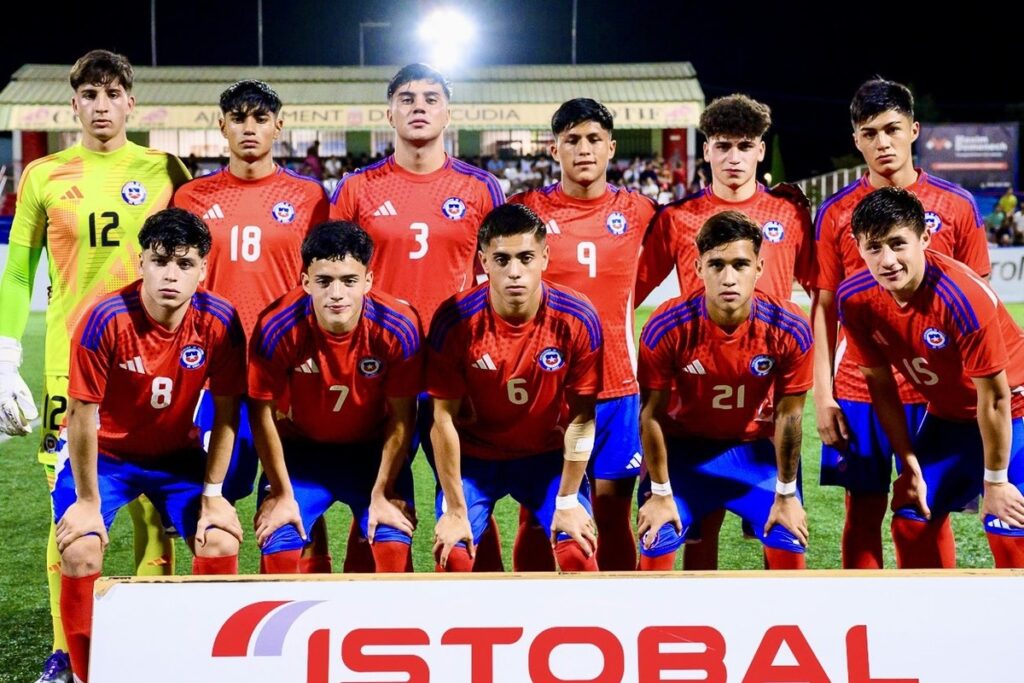 Formación de La Roja Sub-18 en el torneo de L'Alcudia, España.