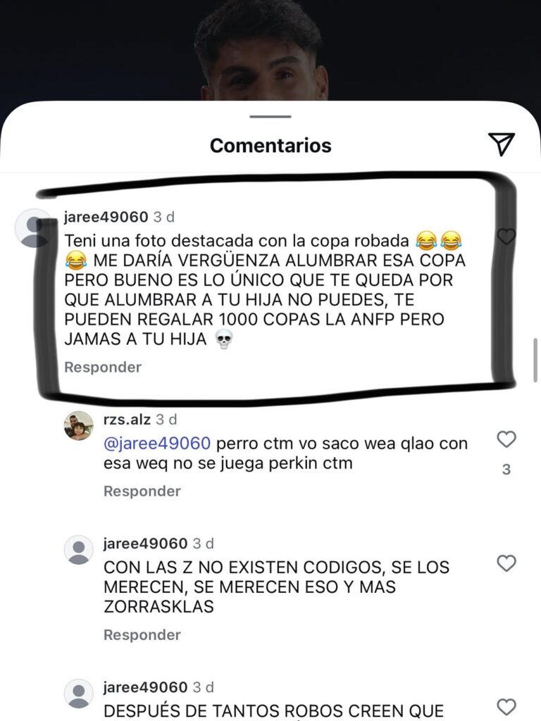 Mensaje esposa de Erick Wiemberg publicado en Instagram.