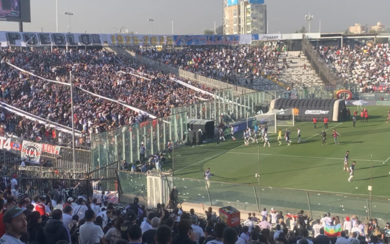 Pantallazo video en el Estadio Monumental.