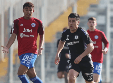Alarcón en el amistoso ante La Roja Sub-20.