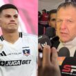 Lucas Cepeda con camiseta de Colo-Colo y Aníbal Mosa