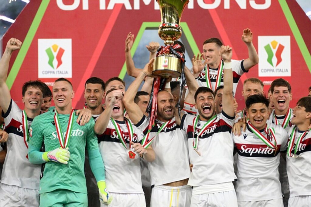 Bologna campeón de Copa Italia.
