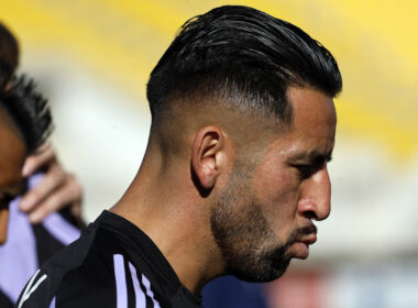 Primer plano de Mauricio Isla.