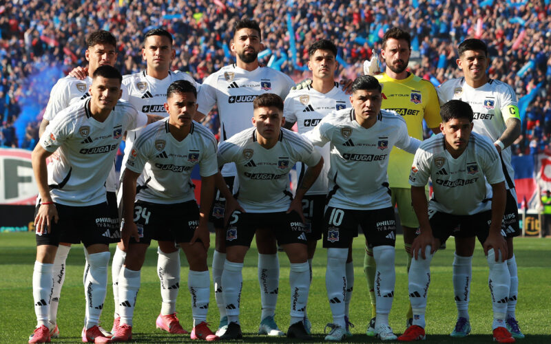 Futbol, Universidad de Chile vs Colo Colo Fecha 7, Liga de Primera 2025 El equipo de Colo Colo es fotografiado durante un partido de primera division contra Universidad de Chile disputado en el estadio Nacional en Santiago, Chile. 12/07/2025 Felipe Zanca/Photosport Football, Universidad de Chile vs Colo Colo 7th turn, First Division League 2025 Colo Colo teams are pictured during a first division match against Universidad de Chile at the Nacional stadium in Santiago, Chile. 12/07/2025 Felipe Zanca/Photosport