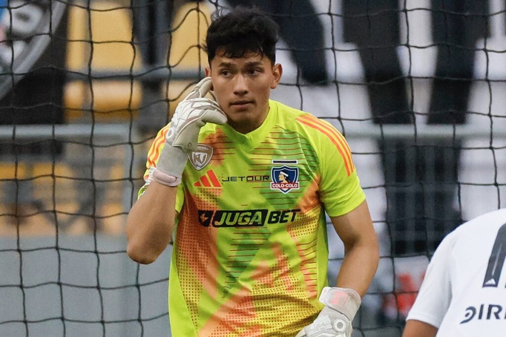 Eduardo Villanueva debutando por Colo-Colo.