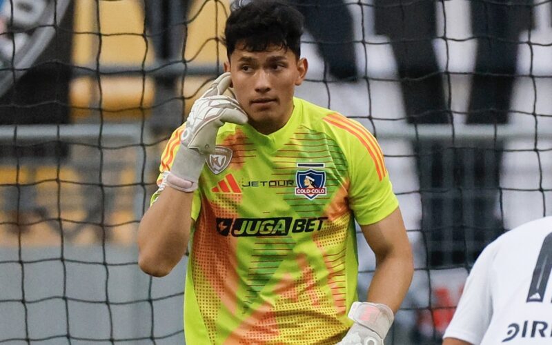 Eduardo Villanueva debutando por Colo-Colo.