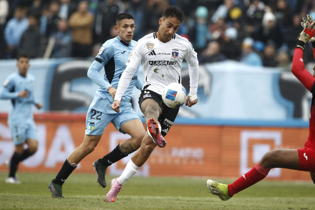 Futbol, O’Higgins vs Colo Colo,
Fecha 17 Liga de Primera 2025.

El jugador de Colo Colo Javier Correa, centro, convierte su gol contra O’Higgins durante el partido de primera division disputado en el estadio Jorge Silva en San Fernando, Chile.
27/07/2025
Jorge Loyola/Photosport

Football, O’Higgins vs Colo Colo
17nd turn, 2025 First division league

Colo Colo’s player Javier Correa, center, scores his goal against O’Higgins during the first division match at the Jorge Silva stadium in San Fernando, Chile.
27/07/2025
Jorge Loyola/Photosport