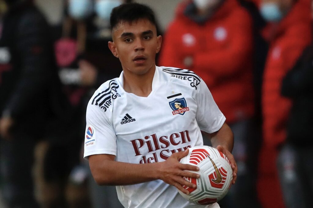 Vicente Pizarro en su año debut por Colo-Colo.